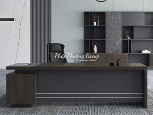 Bàn làm việc giám đốc chất liệu gỗ công nghiệp B-K01