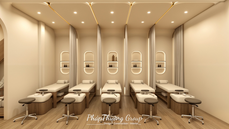 Dự án thiết kế Spa Kigai phong cách Japandi